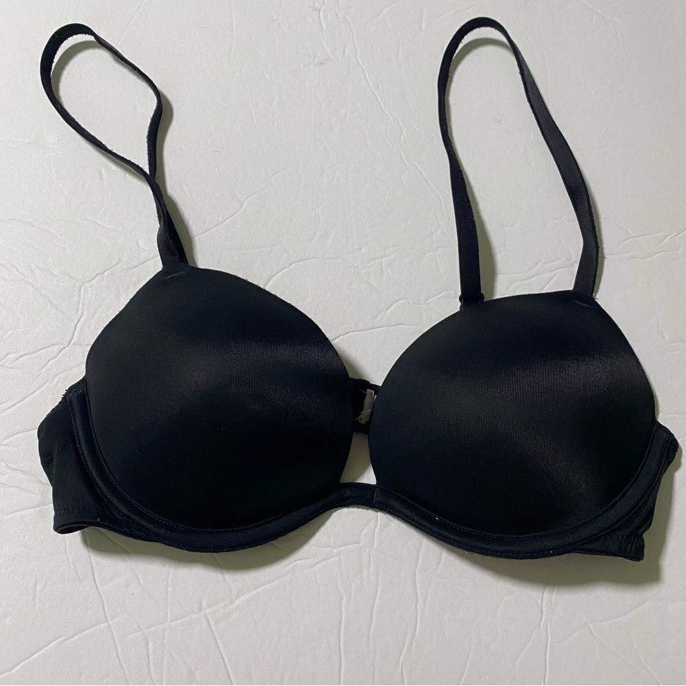 Victoria’s Secret VS PINK BLACK padded push up bra A/B cup